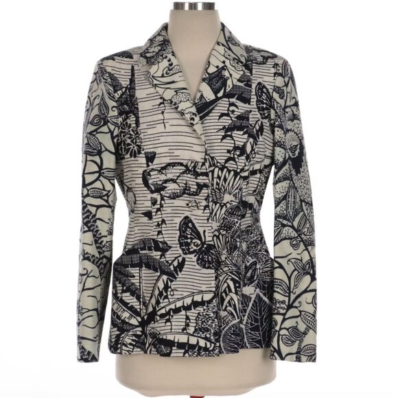 Christian Dior Tropicalia Toile de Jouy Wax La Force Bar Blazer, 2020 Collection - Picture 1 of 12